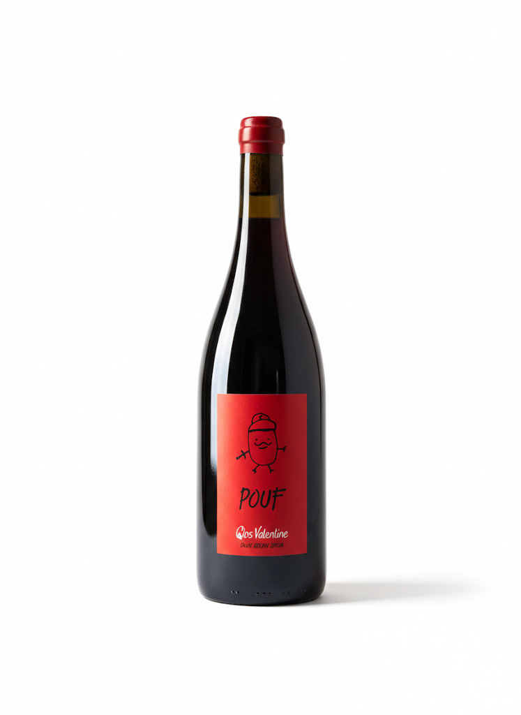Pouf — Rouge charpenté, Clos Valentine